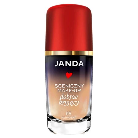 Janda, maquillaje de escenario, base de maquillaje facial, buena cobertura, 05 natural, 30 ml
