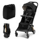Sports pram for children 0-22 kg Pilot 2, Midnight Black, Kinderkraft