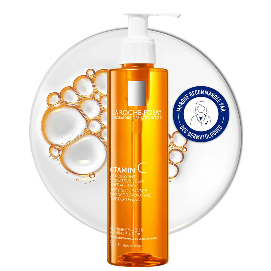 Gel de curățare cu vitamina C La Roche-Posay, 200 ml