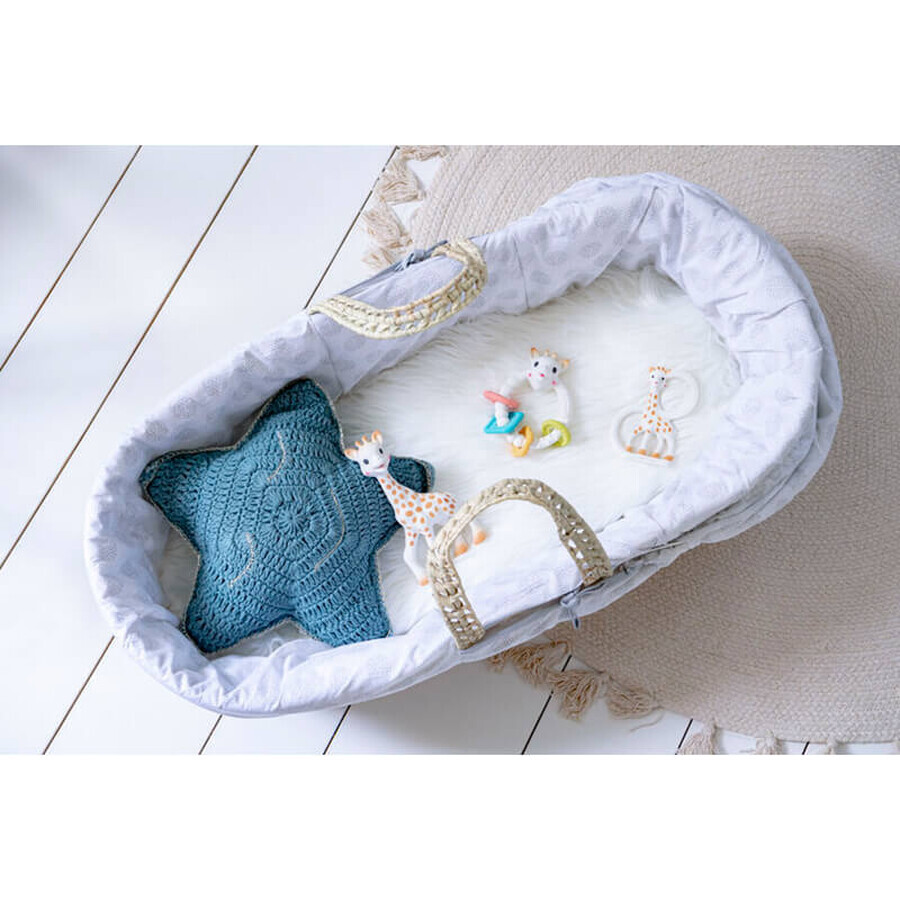 Set Sophie la giraffa, tettarella in gomma, dalla nascita, 1 pz. + tettarella su anello, 1 pz.