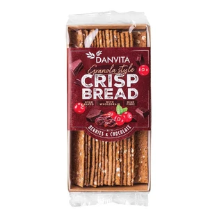 Pain croquant aux baies et au chocolat Granola, 130 g, Danvita