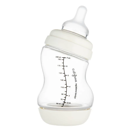 Canpol Bebés, biberón anticólicos S-Shape, boca ancha, PP, 24/201, 200 ml + tetina de silicona para biberón S-Shape XL, alimentación rápida, 59/894, a partir de 9 meses, 2 unidades de regalo