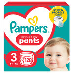 Pampers Pants set, pannolini, taglia 3, 6-11 kg, 2 x 128 pezzi