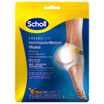 Scholl Expert Care, Mască exfoliantă pentru călcâie cu acizi AHA, 1 pereche Scholl Expert Care, Mască exfoliantă pentru călcâie cu acizi AHA, 1 pereche