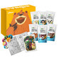 BioBas Set of Bio Porridge, rice, spelt, millet, semolina, oatmeal, with coloring book and stickers, no added sugar, from 6 months, 6 x 200 g SHORT DATE