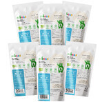 BioBas Bio Porridge Set, Reis, Dinkel, Hirse, Grieß, Haferflocken, mit Malbuch und Aufklebern, ohne Zuckerzusatz, ab 6 Monaten, 6 x 200 g KURZZEZEIT