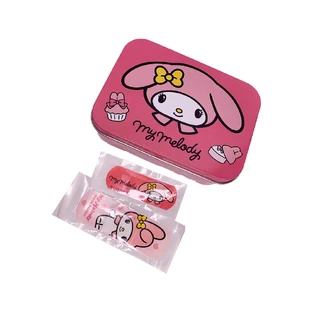 Boîte métallique Hello Kitty Melody avec pansements, 30 g, Take Care