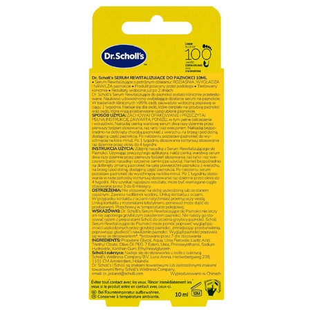 Dr. Scholl's, suero revitalizante para uñas, 10 ml