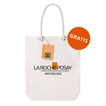 La Roche-Posay Anthelios Dermo-Pediatrics, Schutzmilch für Gesicht und Körper ab 6 Monaten, SPF 50+, 50 ml + gratis Strandtasche