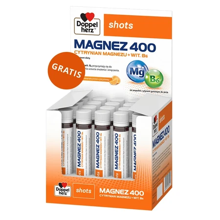 Doppelherz System Ceramide Beauty, arôme de fruits mangue et fruit de la passion, 25 ml x 30 ampoules + Magnésium 400, liquide, arôme orange et citron, 25 ml x 20 ampoules gratuit