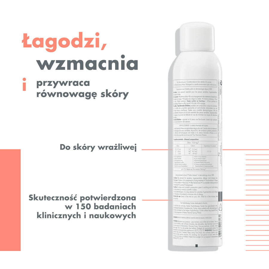 Avene Sun set, zeer hoge bescherming tegen de zon, spray, SPF 50+, 200 ml + thermaal water voor gezicht en lichaam, 300 ml + gratis strandtas