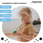 Jellystone Designs, colgante antiestrés, robot, verde, a partir de 3 años, 1 pieza