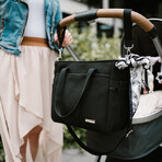 BabyOno, bolso para cochecito, Carmen, negro + manta de peluche, Blinky Cloud, 1 artículo gratis BabyOno, bolso para cochecito, Carmen, negro + manta de peluche, Blinky Cloud, 1 artículo gratis