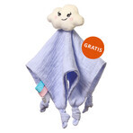 BabyOno, Kinderwagentasche, Carmen, schwarz + Schmusedecke, Blinky Cloud, 1 Gratisartikel