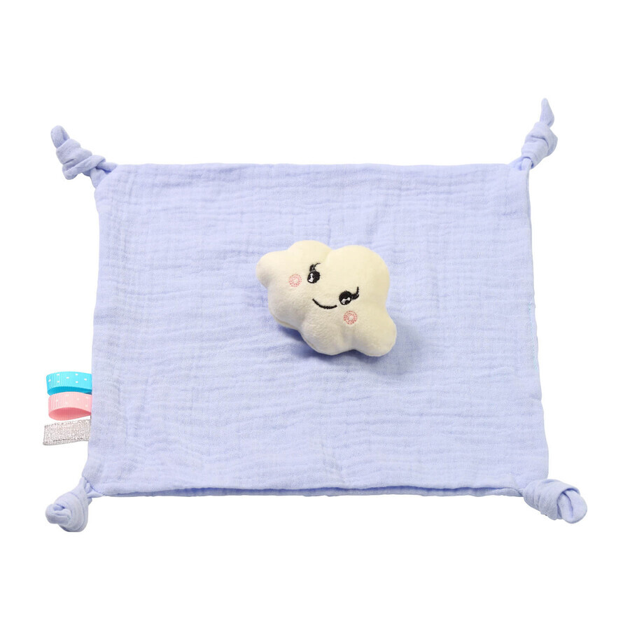 BabyOno, Kinderwagentasche, Carmen, schwarz + Schmusedecke, Blinky Cloud, 1 Gratisartikel