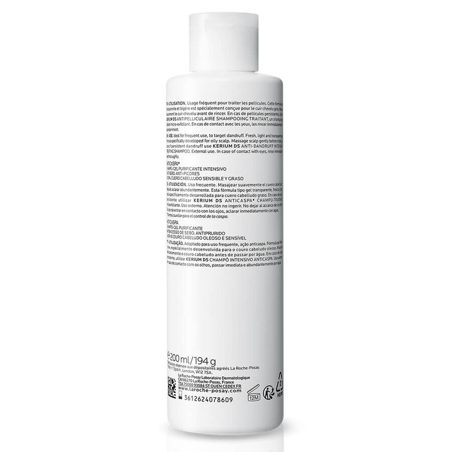La Roche-Posay Kerium DS, shampoo antiforfora, 200 ml