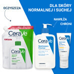 CeraVe, emulsie de curățare hidratantă, piele normală și uscată, stoc, 473 ml CeraVe, emulsie de curățare hidratantă, piele normală și uscată, stoc, 473 ml