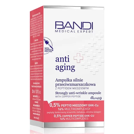 Medical Expert Anti-Aging, ampolla antiedad fuerte con péptido de cobre, 30 ml
