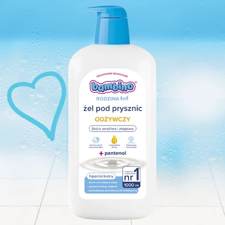 Bambino Family, gel de ducha nutritivo, 1l