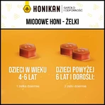 Honikan Throat and Immunity Honey Honi-Gels, à partir de 4 ans, 30 pièces