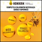 Honikan Throat and Immunity Honey Honi-Gels, à partir de 4 ans, 30 pièces