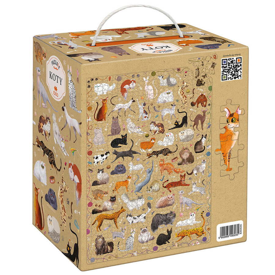 CzuCzu Puzzlove Chats, puzzle familial, 1000 pièces