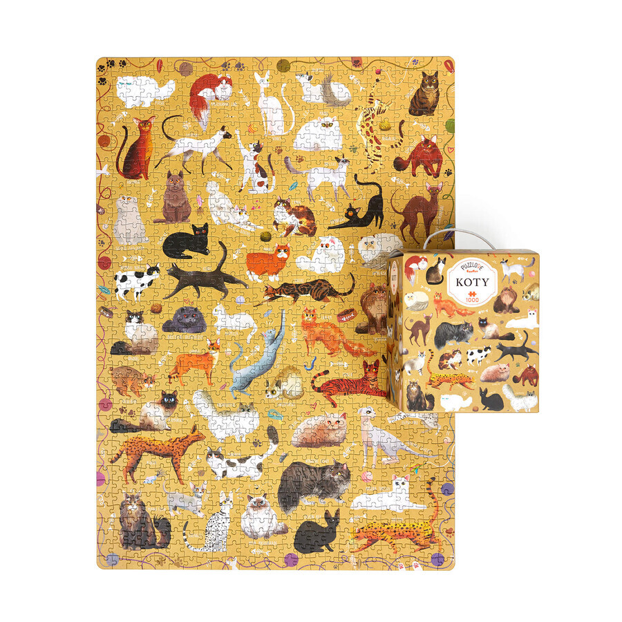 CzuCzu Puzzlove Chats, puzzle familial, 1000 pièces