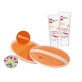 Emolium Suncare set, mineral protection cream for children from day 1 and adults, SPF 50+, 2 x 50 ml + beach game "catch the ball" free of charge