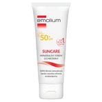 Emolium Suncare set, crema de protección mineral para niños desde el primer día y adultos, FPS 50+, 2 x 50 ml + juego de playa "atrapa la pelota" gratuito