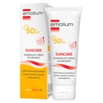 Emolium Suncare set, crema de protección mineral para niños desde el primer día y adultos, FPS 50+, 2 x 50 ml + juego de playa "atrapa la pelota" gratuito