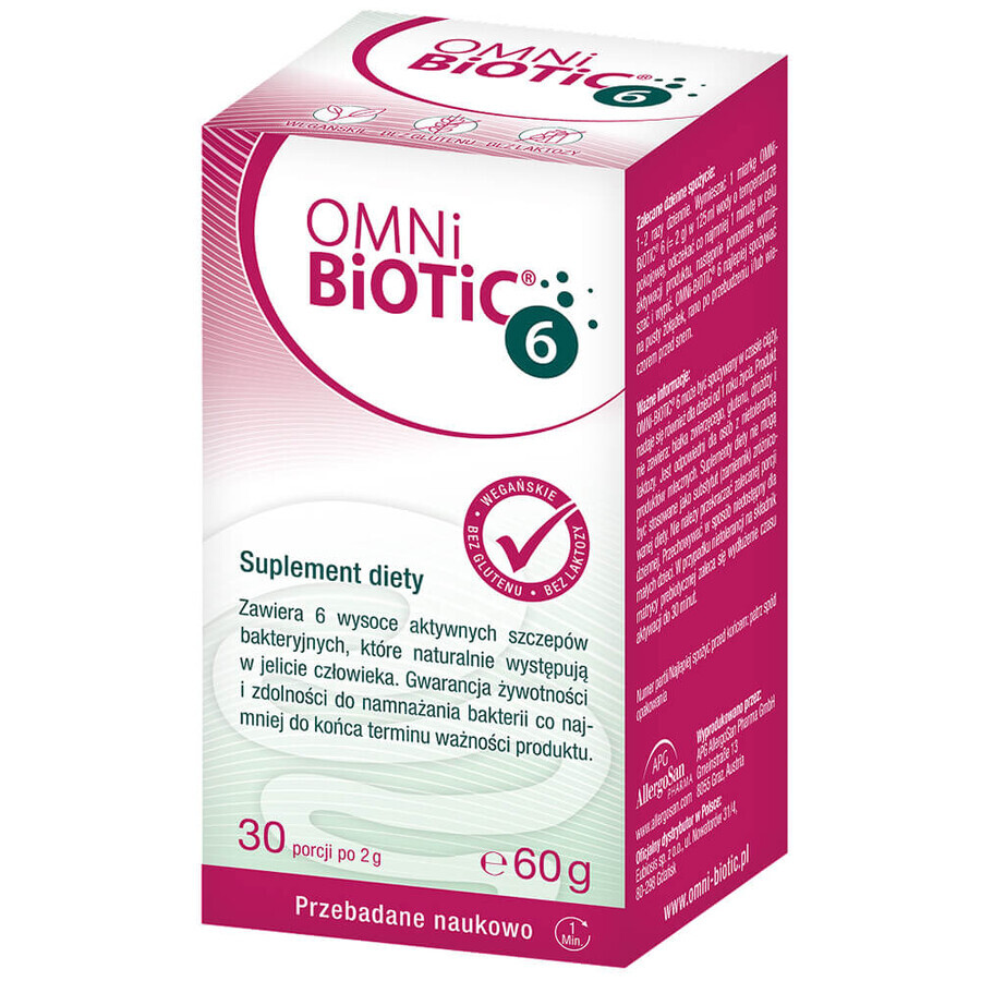 OmniBiotic 6, polvere, 60 g