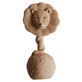 Natruba, natural rubber teether with rattle, lion, from birth, 1 piece