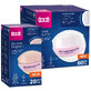 Lovi Discreet Elegance set, breast pads, antibacterial, white, 60 pieces + breast pads, antibacterial, beige, 20 pieces