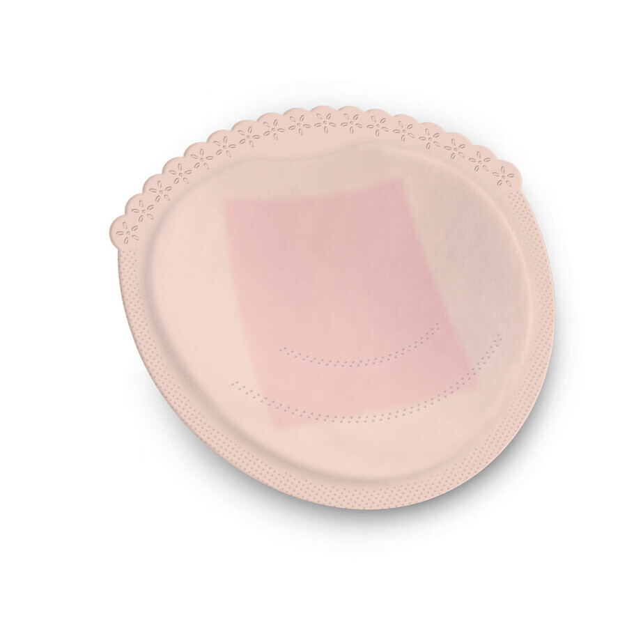 Lovi Discreet Elegance set, tampoane pentru sân, antibacteriene, alb, 60 bucăți + tampoane pentru sân, antibacteriene, bej, 20 bucăți