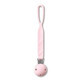 Fopspeenhouder van silicone, Roze, Babyono