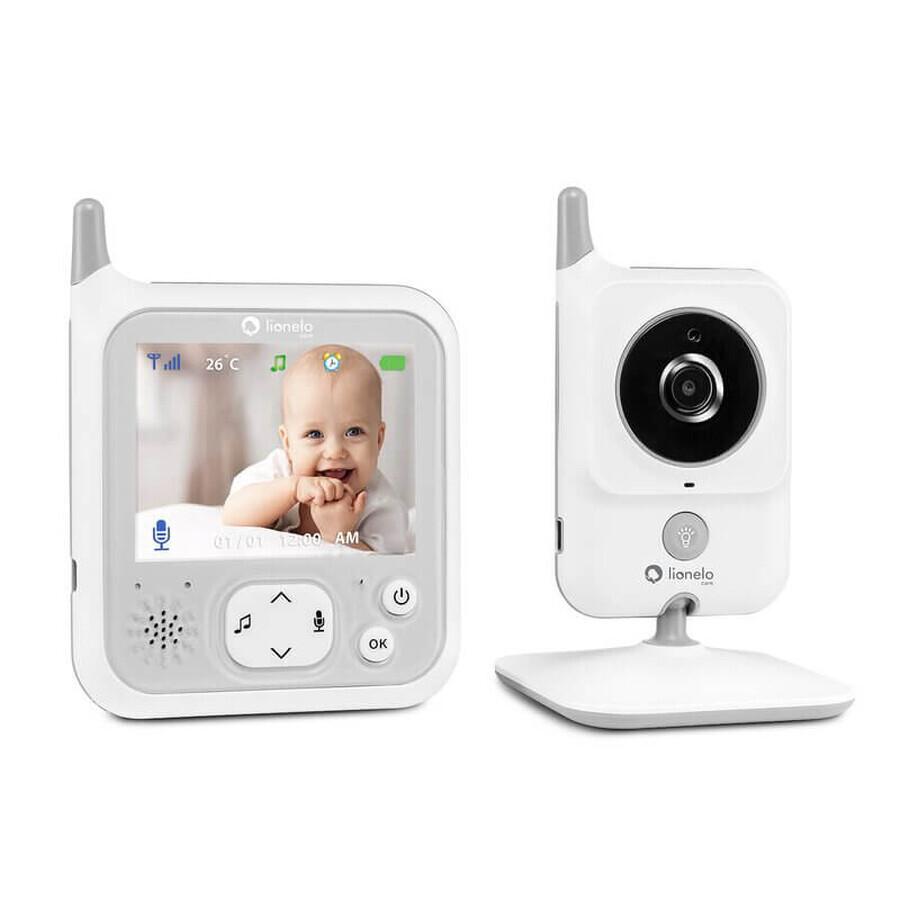 Babyline 7.1 tune videotelefoon, wit, Lionelo