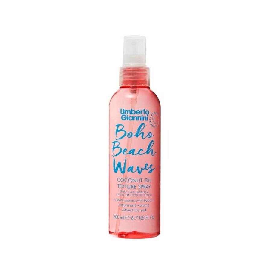 Boho Beach Waves Texturizing Texturizing Spray for Soft Curls, 200 ml, Umberto Giannini
