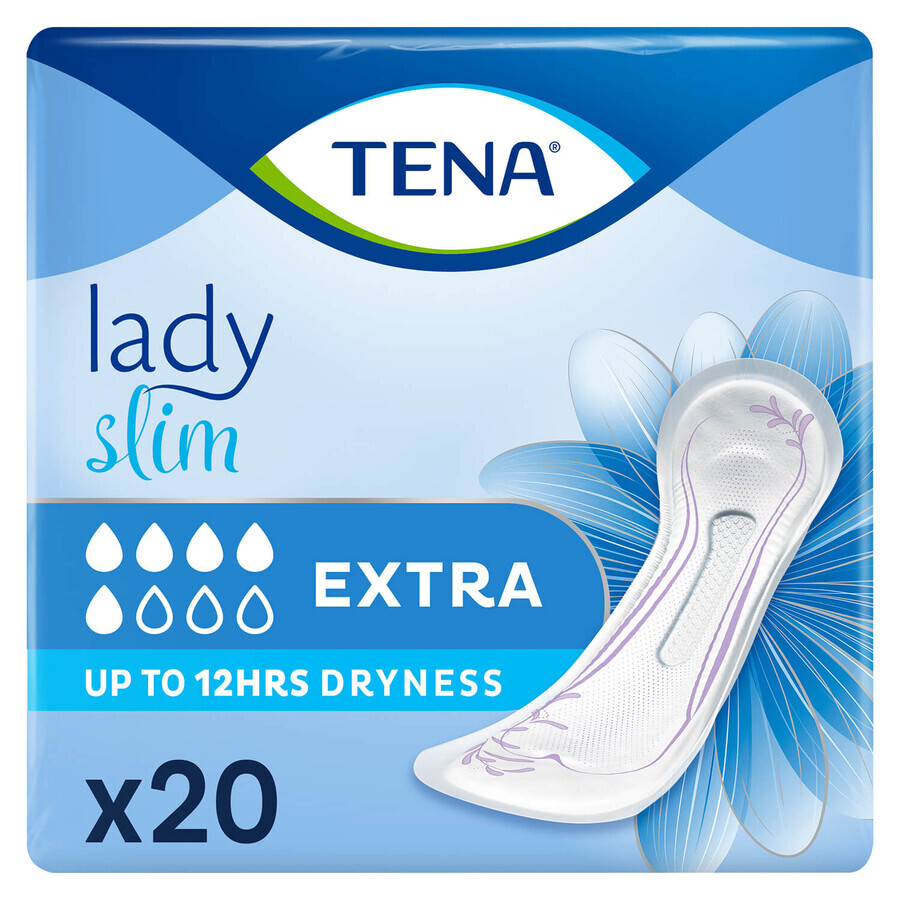 Set Tena Lady Slim, prosoape igienice specializate, Extra, 4 x 20 buc