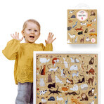 CzuCzu Puzzlove Cats, puzzle pour enfants, à partir de 4 ans, 60 éléments