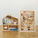 CzuCzu Puzzlove Cats, puzzle pour enfants, à partir de 4 ans, 60 éléments