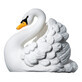 Natruba, natural rubber bath toy teether, swan, from birth, 1 piece