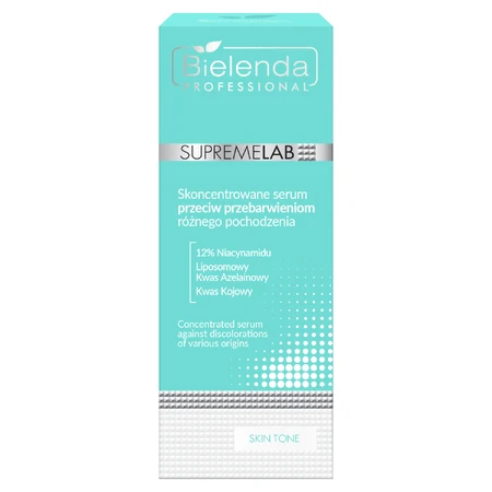 Bielenda Professional SupremeLab Huidtint, geconcentreerd serum tegen verkleuringen van verschillende oorsprong, 30 ml