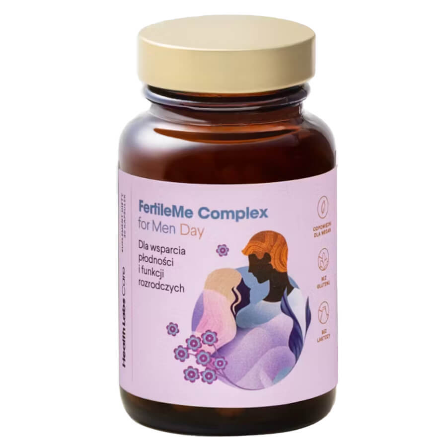 Health Labs FertileMe Complex For Men, 30 gélules + 30 sachets