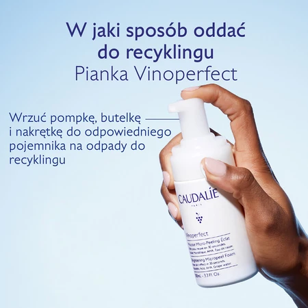 Caudalie Vinoperfect Micropeeling Luminoso, espuma micropulidora, 100 ml