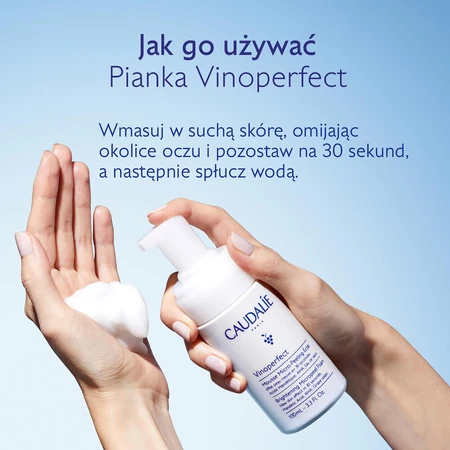 Caudalie Vinoperfect Micropeeling Luminoso, espuma micropulidora, 100 ml