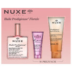 Nuxe Huile Prodigieuse Florale set, droge olie, 100 ml + shampoo, 30 ml + douche olie, 100 ml Nuxe Huile Prodigieuse Florale set, droge olie, 100 ml + shampoo, 30 ml + douche olie, 100 ml