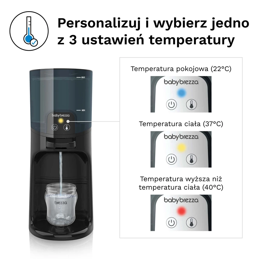 Baby Brezza Durchlauferhitzer, Wasserkocher, schwarz