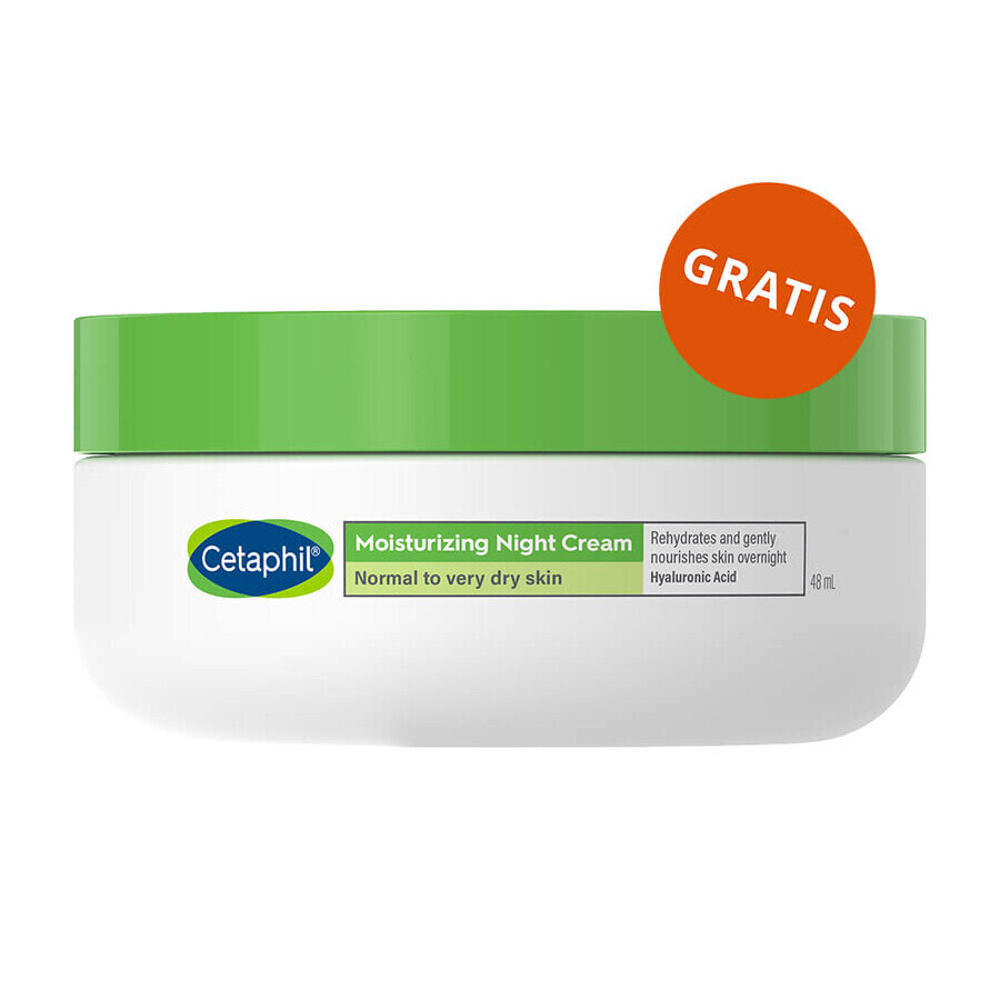 Cetaphil MD Dermoprotector, hydraterende lotion voor gezicht en lichaam, droge en gevoelige huid, met pompje, 236 ml + hydraterende gezichtscrème met hyaluronzuur, nachtcrème, 48 ml gratis