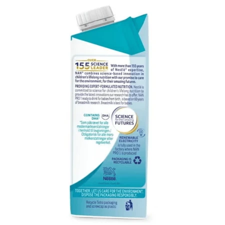 Leche de inicio líquida Optipro 1, 200 ml, Nestlé