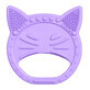 Luu Kids, sensory teether, Luuisa the cat, purple, after 4 months, 1 piece